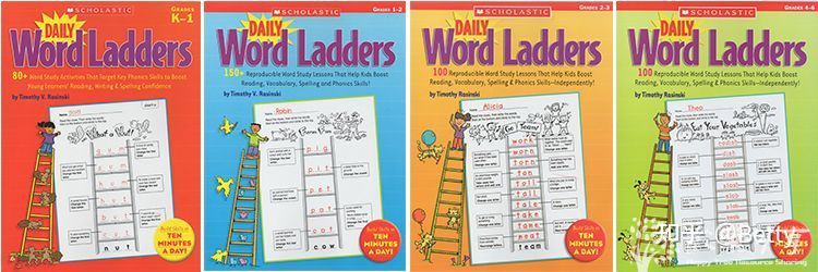 学乐每日英文单词阶梯练习Scholastic Daily Word Ladders 1-6级别