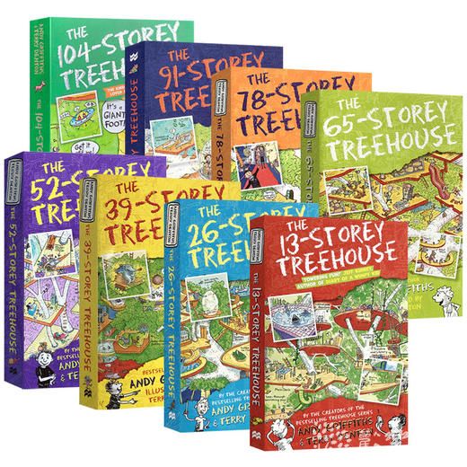 小屁孩树屋历险记8册套装 英文原版 Storey Treehouse 课外阅读 商品图0